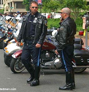 cops in Engineer Boots