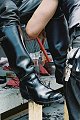 Hot Boots at the Bootblack stand
