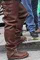 Wesco Big Boss in Cappuccino on left - Wesco Boss in Redwood on right - Note the long straps
