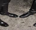 Chippewa High Shines and DaveM's cavalry boots - DaveM's boots were made by Hondo Boots of Texas
