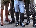 What follows are lots of photos of the boots seen at the barbecue.