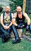 Larry (right) in Wesco Harness Boots - with friend in Wesco Boss Boots
