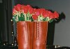 Closeup of the RCMP Boot center piece
