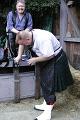 Alan continues to work on John's boots
