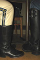 Andrew's and Chris's boots
