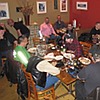 Wide shot of part of the dining room