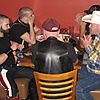 Dave, Jon, Mike (back to camera), Rick (hidden) and Garth