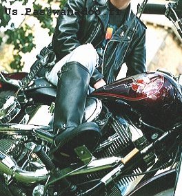 Chippewa on a Harley