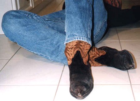 Paul's Beloved Black Boots
