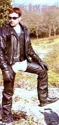 Leather and Engineer Boots - 2 photos