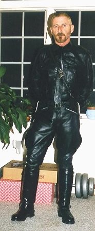 Jim in Chippewa engineer boots