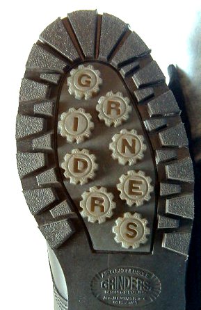 Grinder Boot Sole Closeup