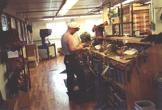 Bootmakers at work