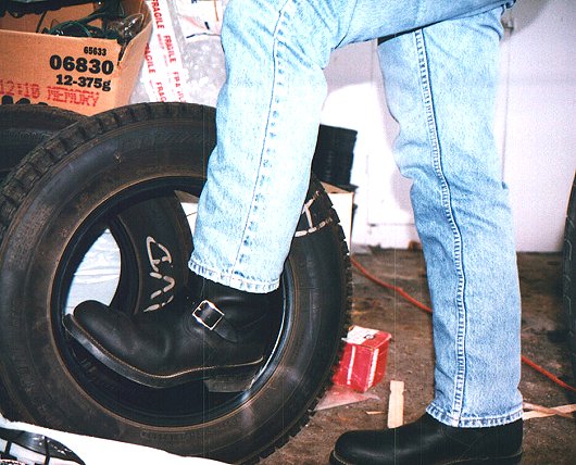 Engineer on tire