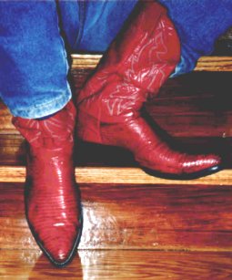 Red Cowboy boots