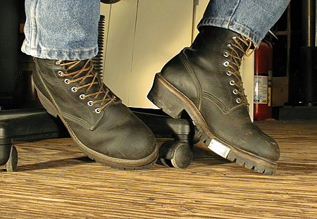 Red Wing Steel Toe Logger Boots