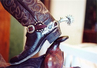 Justin Boots with Spurs