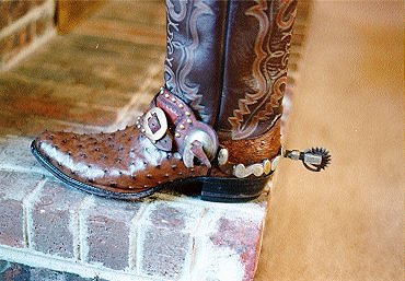 Justin Boots with Spurs