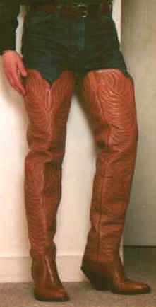 Thigh High Cowboy Boots