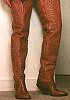 Fancy Thigh High Cowboy Boots - 2 photos