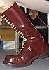 20 Hole Oxblood Red Ranger Boots - 2 photos