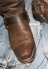 Old Harness Boots From Old Jeans