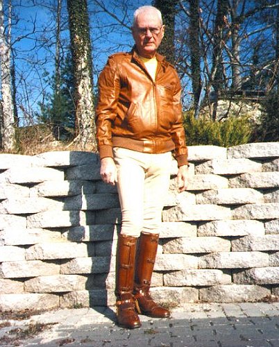 Old three buckle riding boots