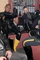 Rusty and Robert exchange boots
