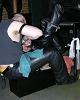 The bootblack kept busy throughout the party

