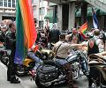 The bikers are rarin' to move out
