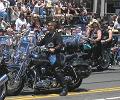 Here come the bikes!
